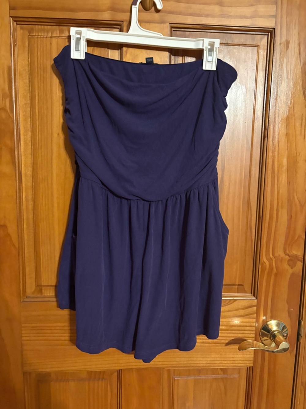 Strapless Purple Romper